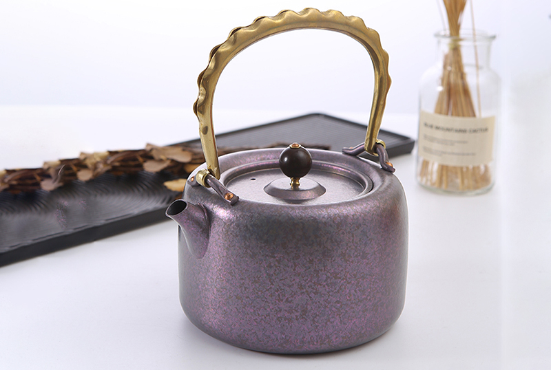 炫彩鈦茶壺-火山灰